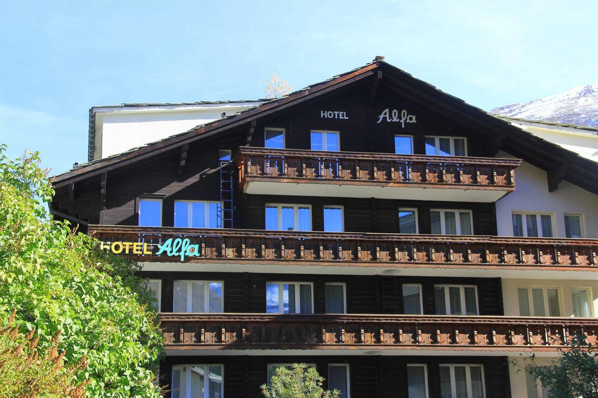 Hotel Alfa Церматт Экстерьер фото